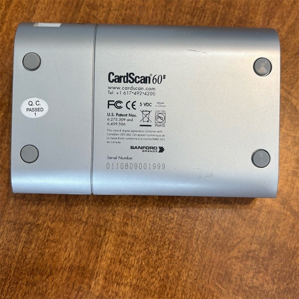 CardScan USB Business Card Scanner Contact Management Desktop Scanner - Picture 9 of 11